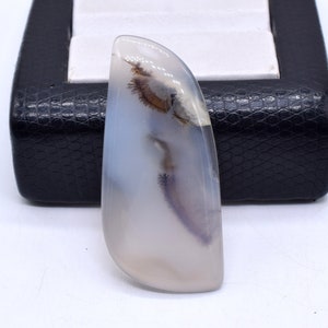 Natural Dendrite Agate 23x52.5 MM 48.79 Carats AAA Quality Amazing Tree Patterned Dendrite Agate Peru Agate For Beautiful Jewelry Making