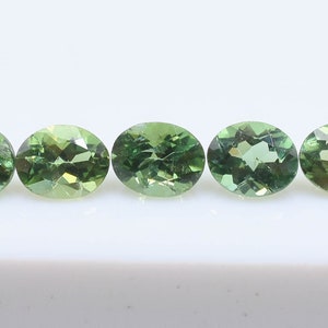 Loupe Clean Natural Green Apatite Faceted With Amazing Luster AAA Quality Green Apatite Perfect For Beautiful Jewelry Making 4X5 mm A-211