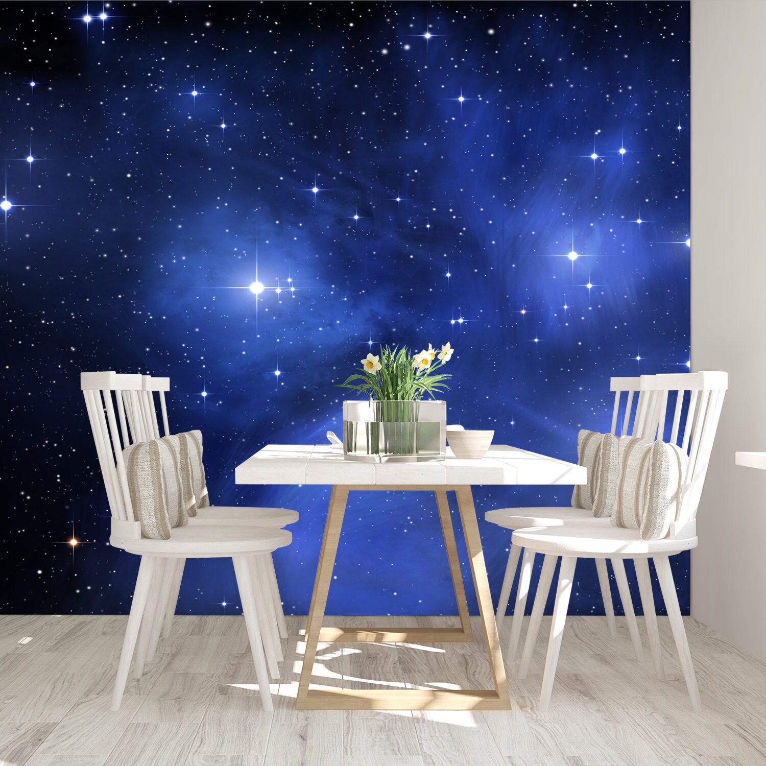 Stars Sky Wallpaper. Milky Way Wallpaper. Galaxy Wall Mural. Etsy