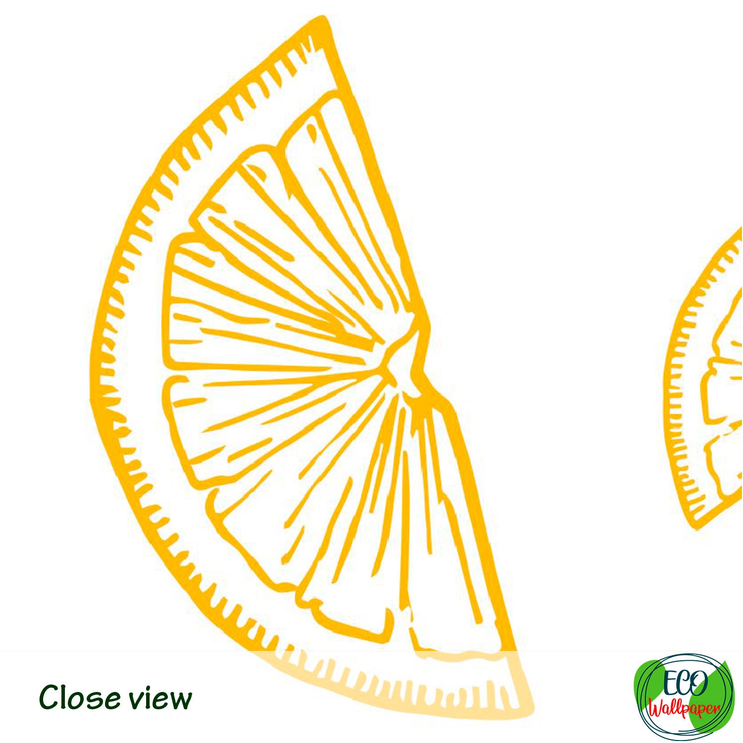 Lemon Wallpaper Removable Fruit Wall Mural Selfadhesive Etsy