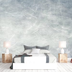 Modern Wall Art Removable, Abstract Wallpaper, Grey Grunge Wall Mural, Self-Adhesive Wallpaper Peel & Stick, Old Cement Wall Decor  KM493