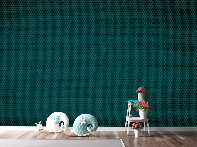 Green Wallpaper Removable. Abstract Wall Pattern for Living - Etsy
