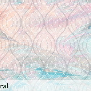 Rainbow Mermaid Tail Wallpaper for Girl Nursery. Mermaid Wallpaper