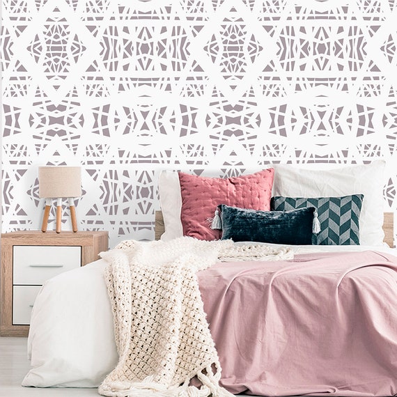 Watercolor Geometric Wallpaper Abstract Wall Mural Self Adhesive Removable Wallpaper Geometric Modern Decor Non Woven Wallpaper Z84
