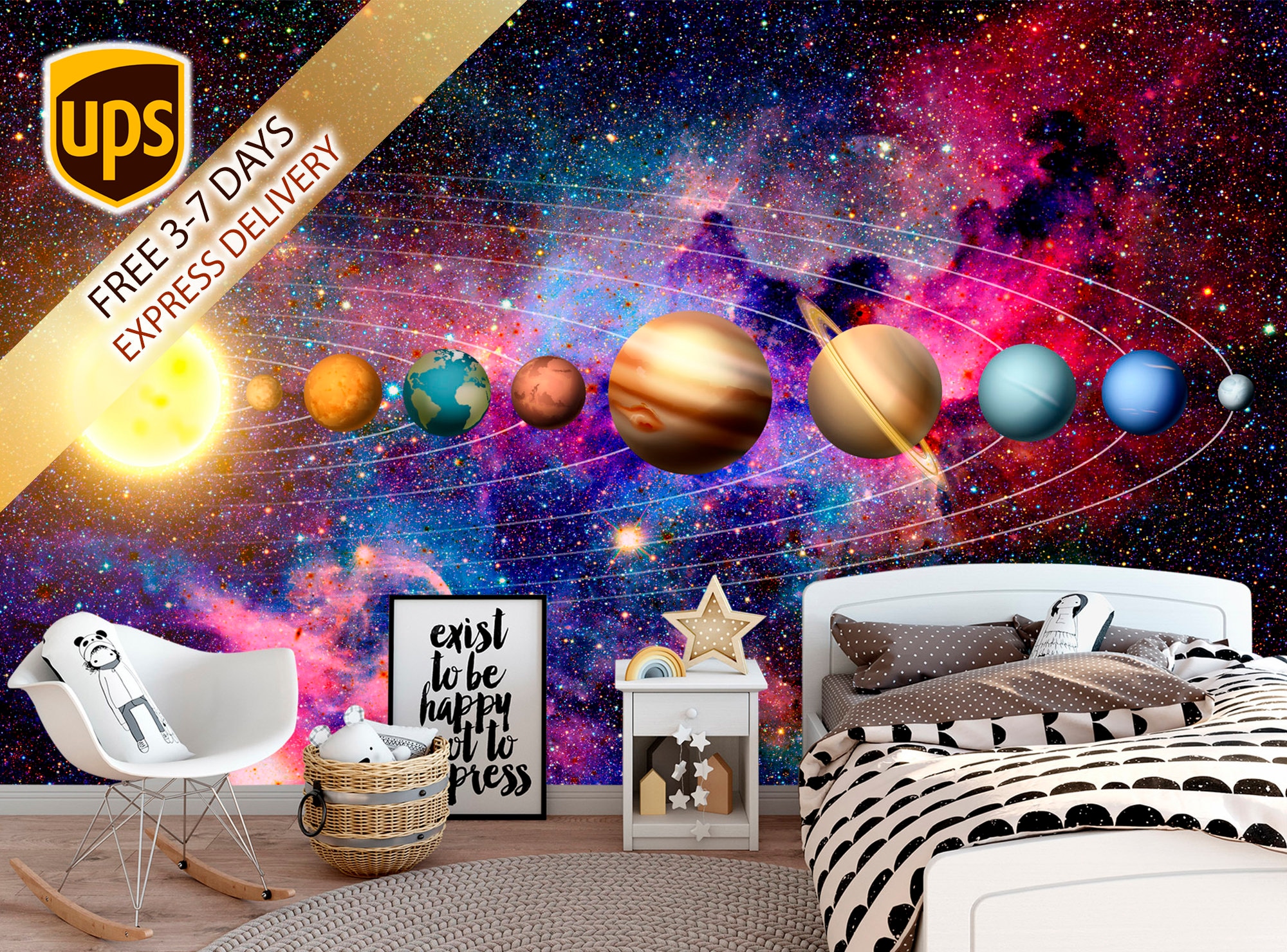 Galaxy Wallpaper. Milky Way Wall Mural Outer Space Wall Mural. Etsy