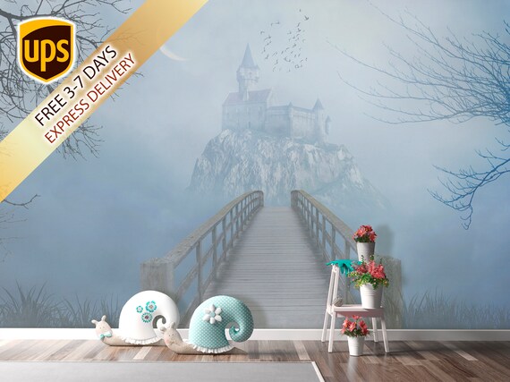 Wizard’s Castle Wallpaper Castle Removable Wallpaper for - Etsy