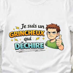 T-Shirt mit mürrischem Humor | Ich bin ein mürrischer Typ, der rockt | Lustiges T-Shirt für Männer und Frauen | Originelles Geschenk für Erwachsene