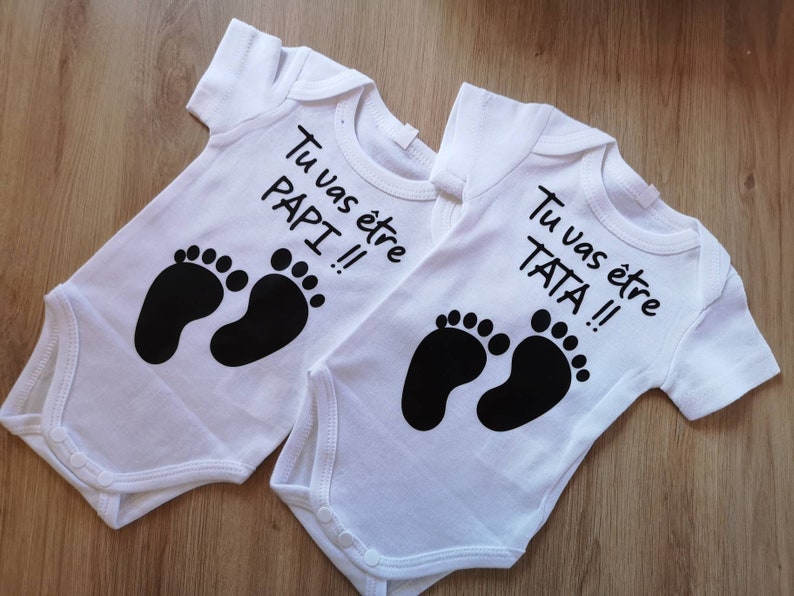 Body custom baby Flocage pregnancy announcement you/'re going to be a dad