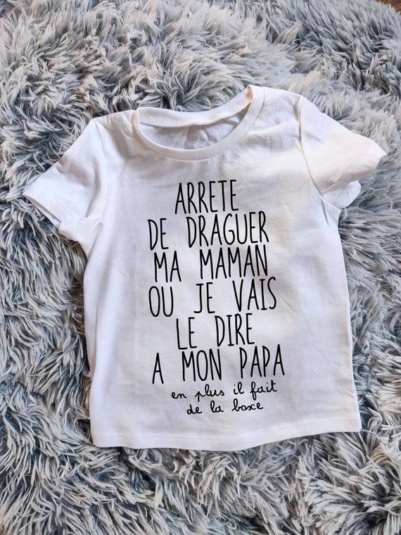 Tee shirt pour top papa maman et bebe