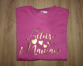 T Shirt Future Maman Etsy France