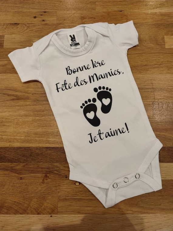Body bebe personnalisé fete des meres cheap