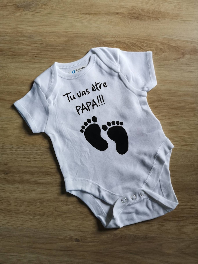 Body custom baby Flocage pregnancy announcement you/'re going to be a dad