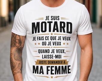 Men's Funny Biker T-Shirt | I'm a Biker, I Do What I Want | Funny Motorcycle Gift | Funny Biker T-Shirt | Biker Gift