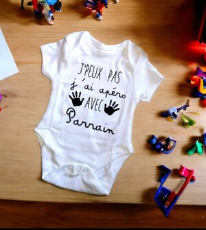Body Bébé "J'peux Pas J'me Barre En Camping-car" - Imprimé Drôle Pour Les Bébés Voyageurs - Fabriqué Et Imprimé En France