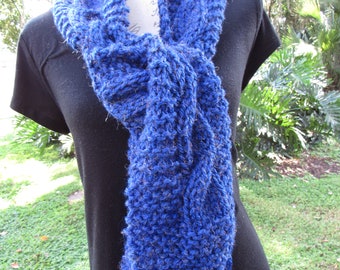 Knit Winter Boho Long Scarf Men Women, Knit Shawl, Knit Chunky Scarf Handmade, Crochet Hair Shawl, Scarf Gift for Mom, Finished Product