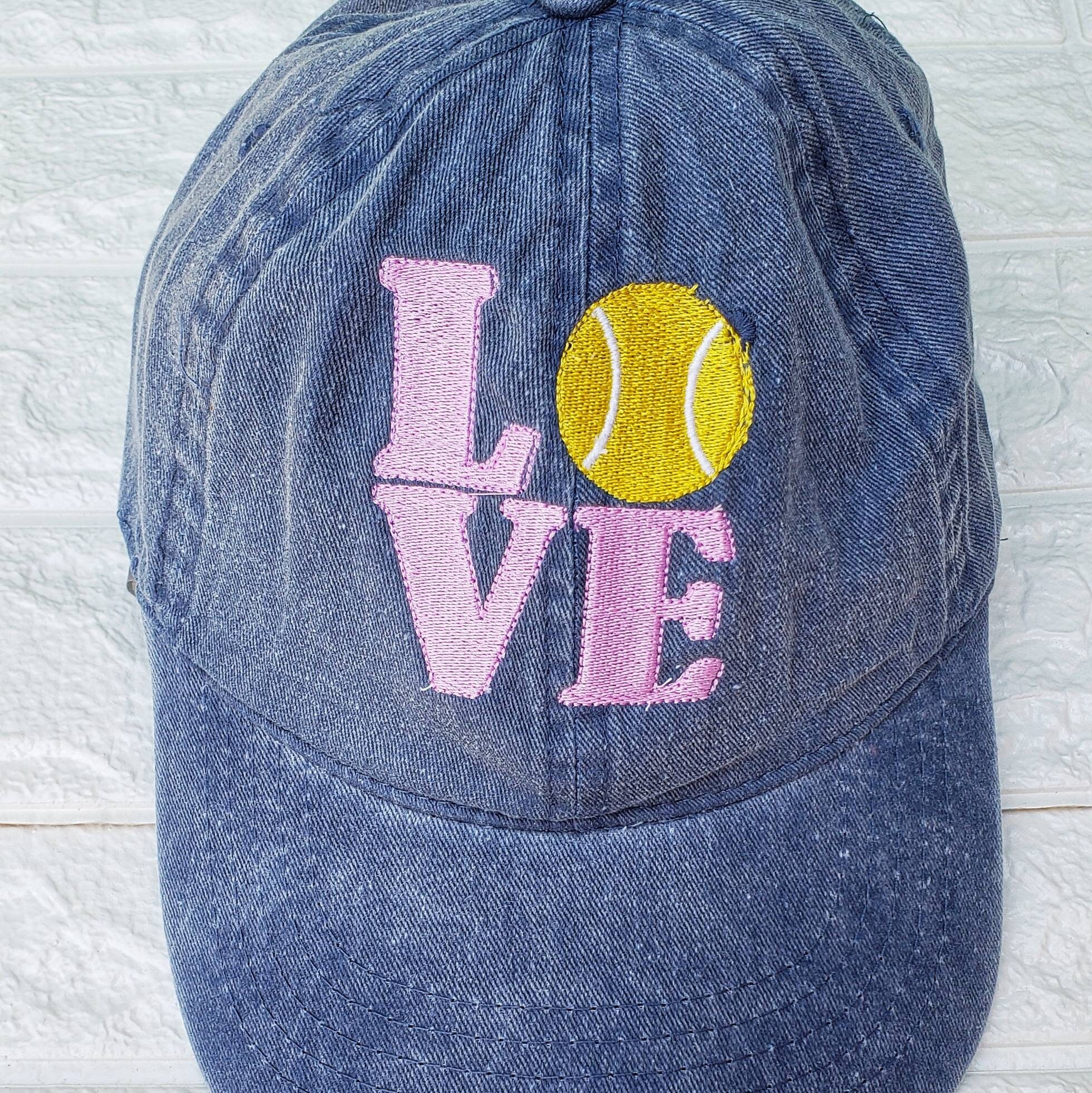 Tennis Cap Tennis summer cap embroidered hat personalized Etsy