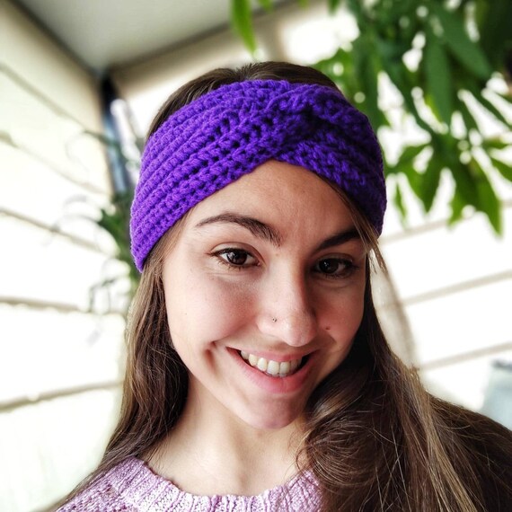 Handmade Hand Crafted Knit Twist Headband adult/teen size Crochet Twist Headband: Olive Green, Adult Size, Handmade - Etsy main image 3