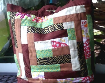 Patchwork Tote Bag: Handmade Large Shoulder Bag