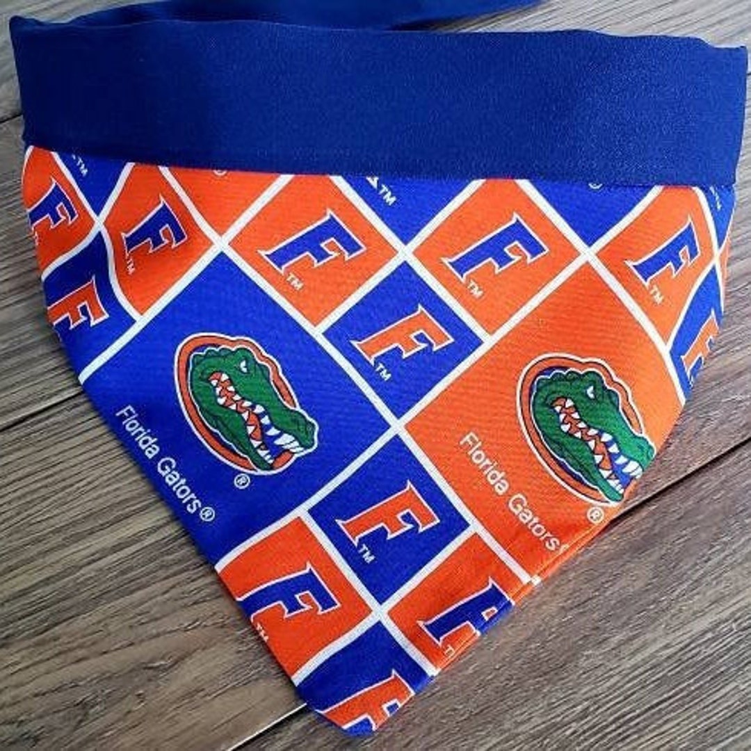 Florida Gators Dog Bandana Cotton Dog Scarf Popular Sport Etsy