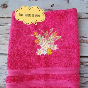 Hand Towel Decorative Personalized Embroidery, Finished Towel wonderful gift for New Home, Embroidery Bridal Shower Hand Towel Ready to Gift