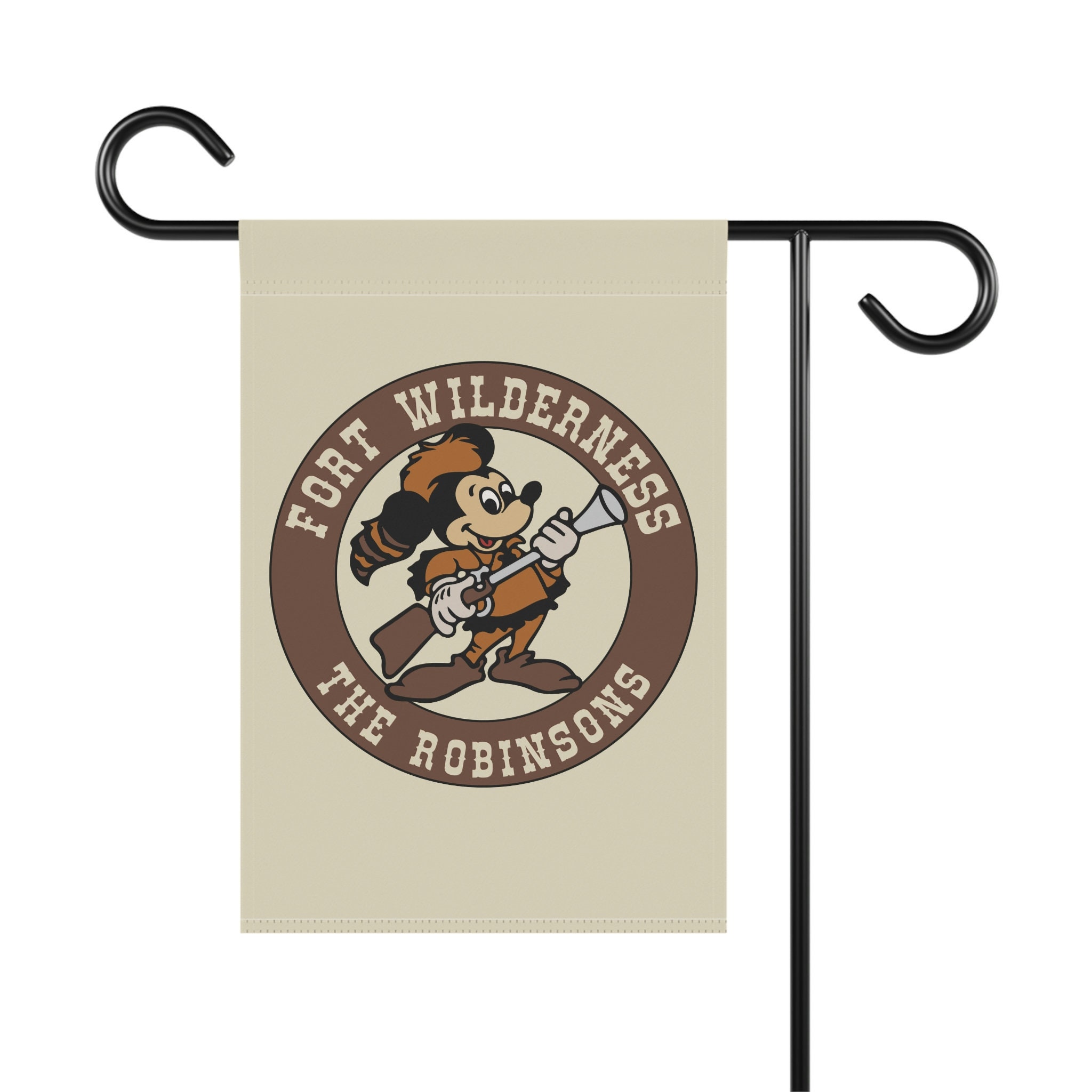Discover Fort Wilderness Camping Flag 12 x 18, Disney Campground Garden Flag, Musket Mickey Flag Personalized, Camping Banner House Flags