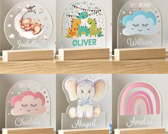 Personalised LED Night Light For Children