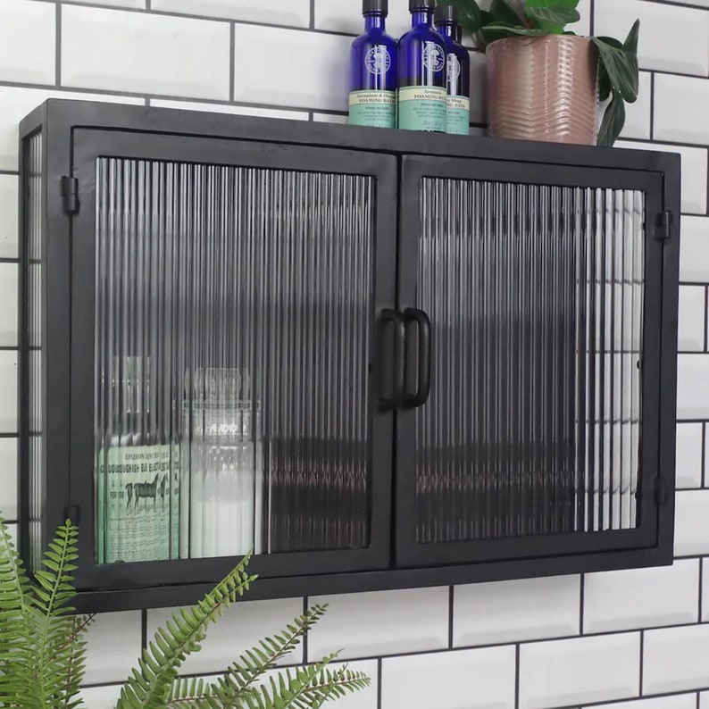 Fluted Reeded Glass Window Film: Privacy Decor bild 5