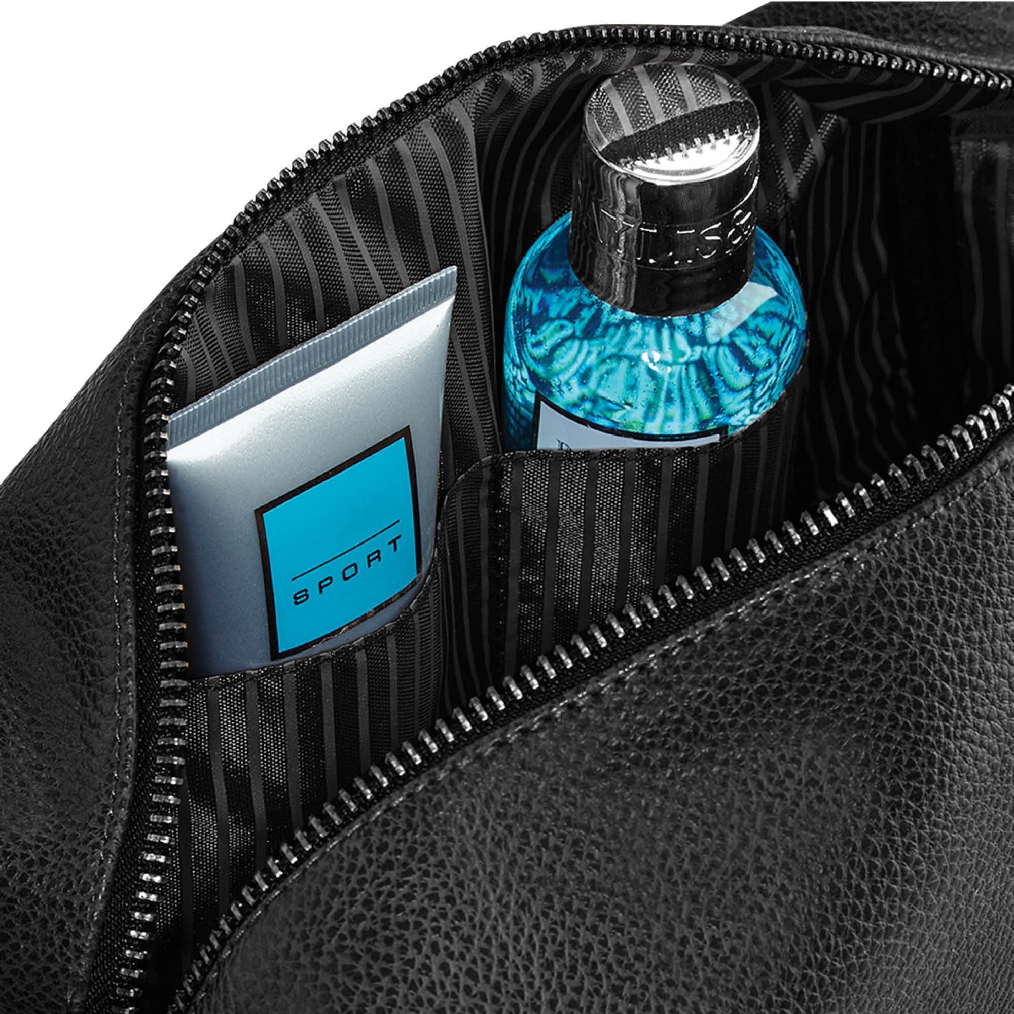 Personalised Washbag Mens Leather Look Toiletry Wash Bag Dads Beard Gift Etsy