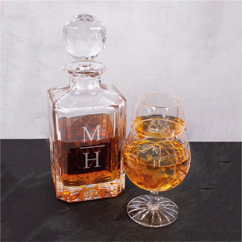 Personalised Crystal Decanter Laser Engraved Gift Ideas Etsy UK