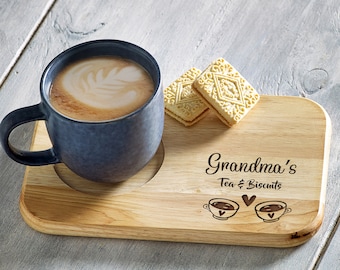 Personalised Tea and Biscuit Board | Coffee and Cake Board