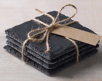 Slate Coasters | Slate Placemats | Heart | Table Runner | Cheese Board | Chopping Board | Square | Round