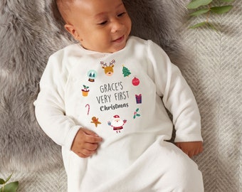 infant christmas romper