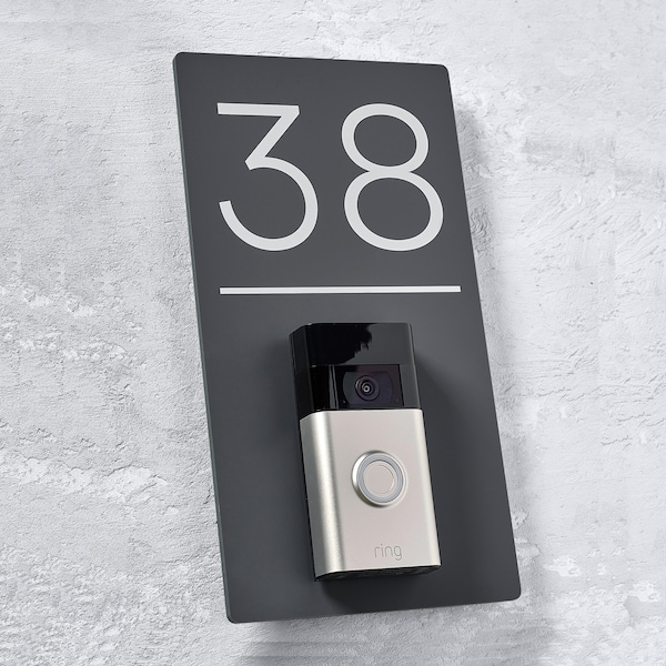 Ring Doorbell House Number Sign, Nest Video Doorbell House Sign