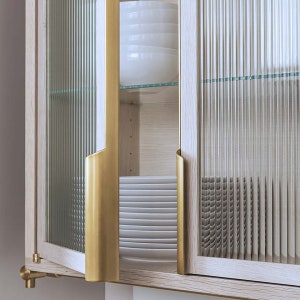 Fluted Reeded Glass Window Film: Privacy Decor bild 6