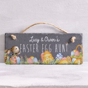 Personalised Easter Egg Hunt Sign