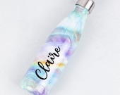Personalised Water Bottle Vacuum Insulated Stainless Steel Chilly Flask 500ML, Hot or Cold, Gym Bottle, Double Wall, Gift, Cosmic