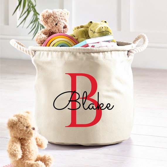 Personalized toy basket discount