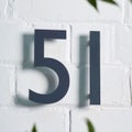 Modern House Numbers | Contemporary Floating House Sign