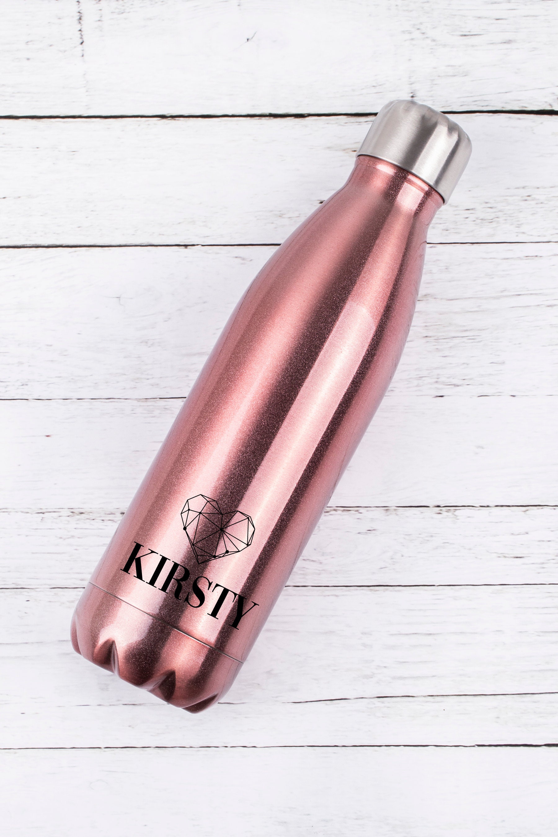 Libre de BPA 350 ml // 500 ml // 750 ml Botellas t/érmicas de Doble Capa Bebidas fr/ías 24h y Calientes 12h Getsingular Botellas de Agua de Acero Inoxidable Personalizadas con Tu Nombre