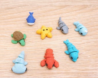 Itty Bitty Sea Life Creatures – 3D Printed Ocean Friends