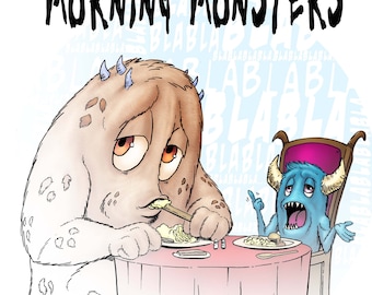 Color Your Own Morning Monsters Coloring Book, vol 1