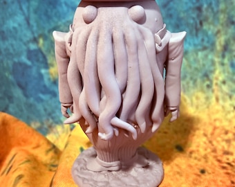 Paint A Little Something, Dapper Nightmare, Cthulhu, Gorey, 3d print, monster, fantasy, figure, statue, miniature,