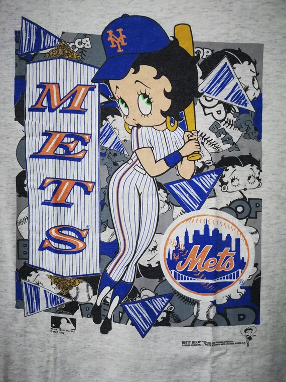 Vtg Betty Boop x Mets 1992 T Shirt
