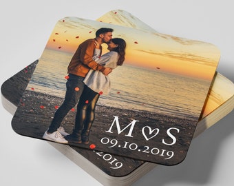 CUSTOM COASTER/(Pack of 6)/Valentine's Day Gift/Acrylic Coaster/Personalised Coaster/Personalised Photo/Photo Coaster/Custom Coaster/Printed