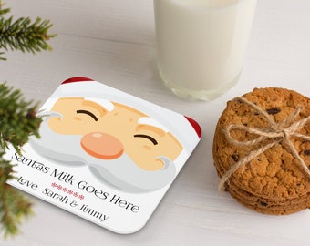 CUSTOM COASTER/(Pack of 6)/Christmas Gift/Santa/Acrylic Coaster/Personalised Coaster/Personalised Photo/Photo Coaster/Xmas Custom Coaster