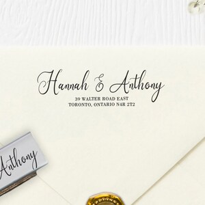 CUSTOM RUBBER STAMP Wedding Stamp/Return Address Stamp/Rubber Ink Stamp/Personalized Stamp/Wedding Stamp/Rubber/Address Stamps/Valentines