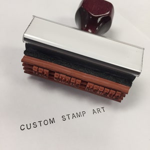 CUSTOM DIY STAMP/Interchangeable Letters/Personalized Rubber Stamp/Create Your Own Custom Stamp/Stamp With Your Text/Make Your Own Stamp image 8