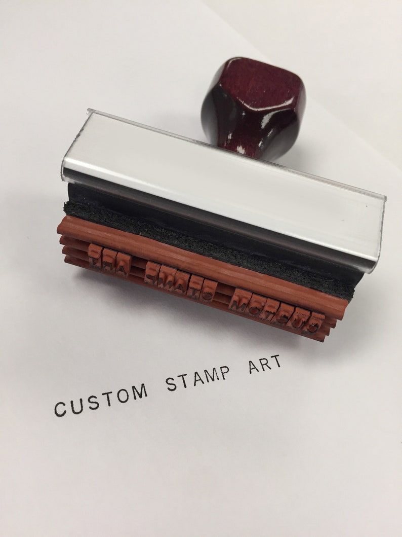 CUSTOM DIY STAMP/Interchangeable Letters/Personalized Rubber Stamp/Create Your Own Custom Stamp/Stamp With Your Text/Make Your Own Stamp image 8