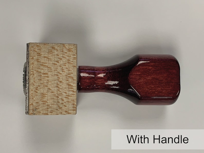 CUSTOM LEATHER STAMP/ Customized Brass Stamp for Leather, Soap, and