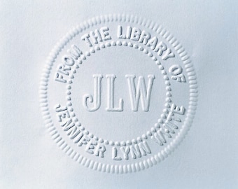 Custom Logo Embosser Stamp | Personalized Embosser Seal | Address or Business Embossing Stamp | Wedding Invitation Seal | Gift